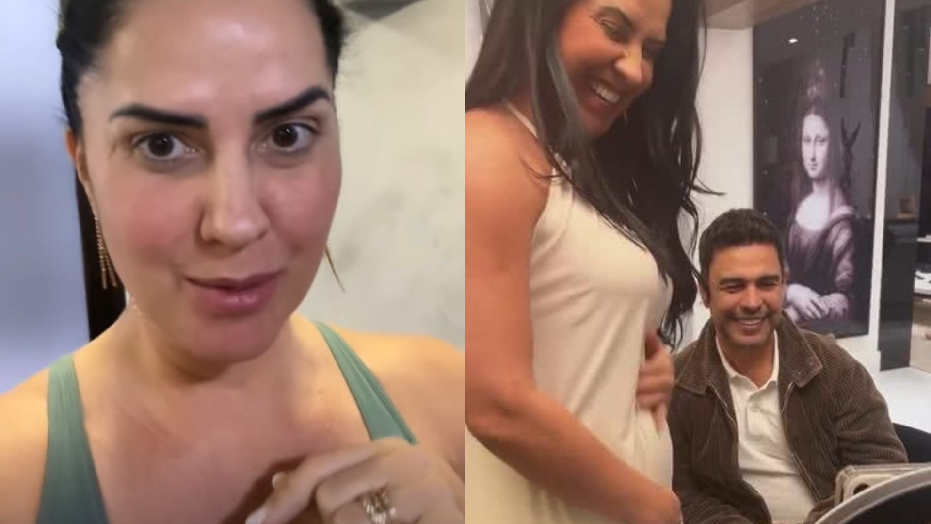 Graciele Lacerda relata grande susto no início da gravidez: ‘Entrei em pânico’