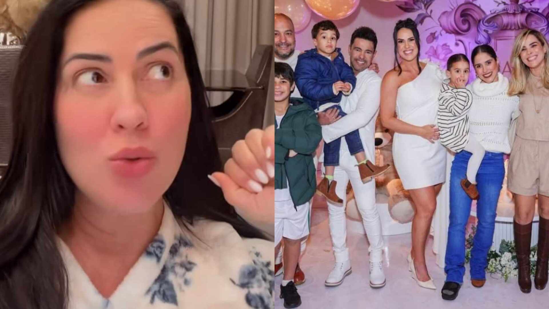 Graciele Lacerda diz quem convidou para chá revelação: ‘Todos’