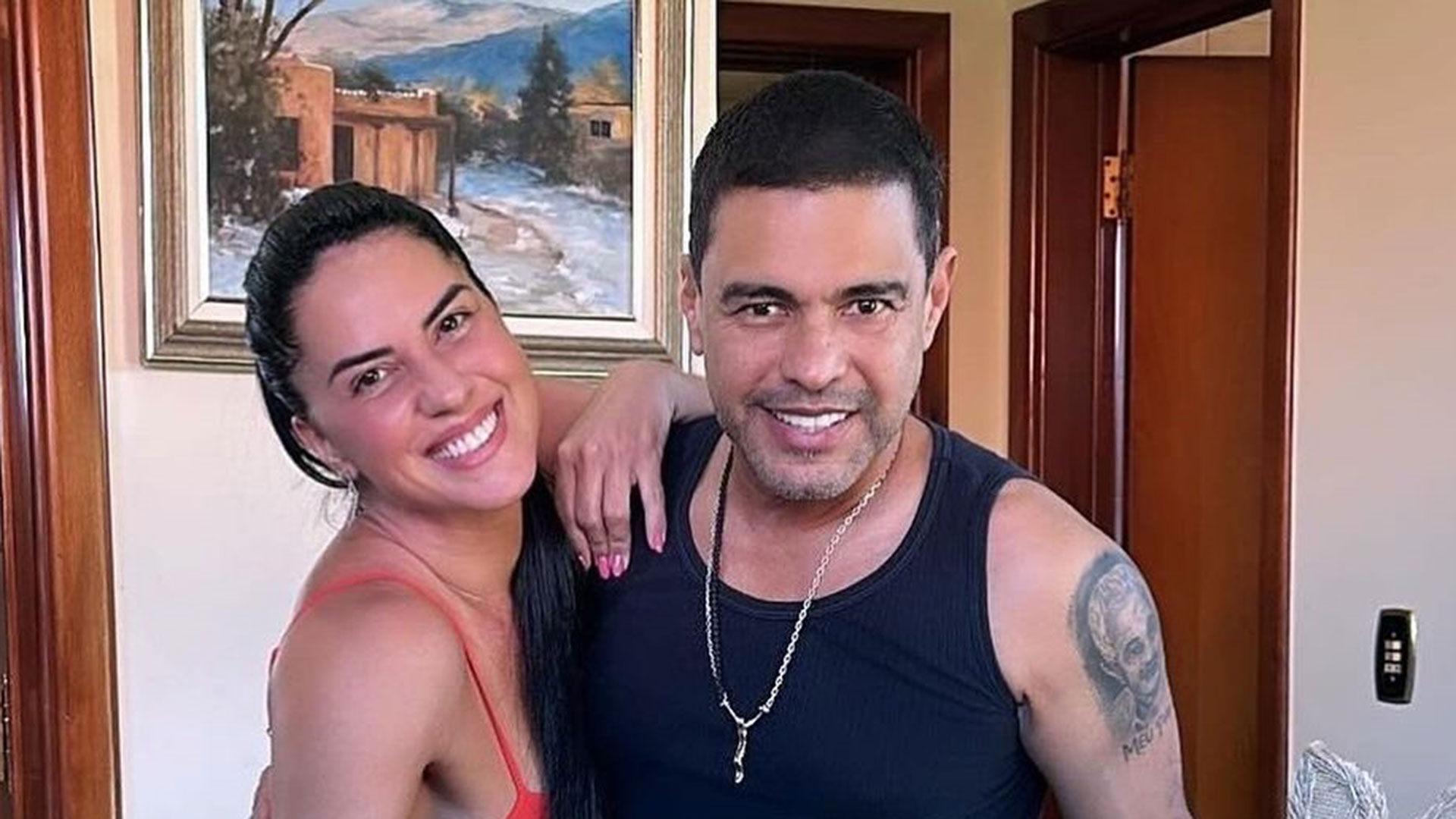 Grávida de Zezé Di Camargo, Graciele Lacerda mostra ultrassom do bebê