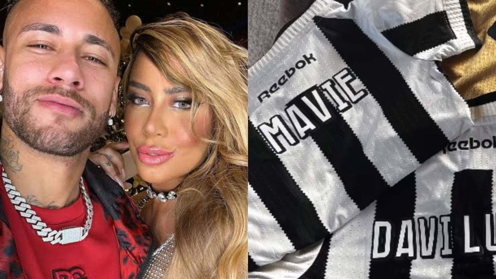 Sem preferência! Irmã de Neymar Jr exibe presentes iguais para os três sobrinhos
