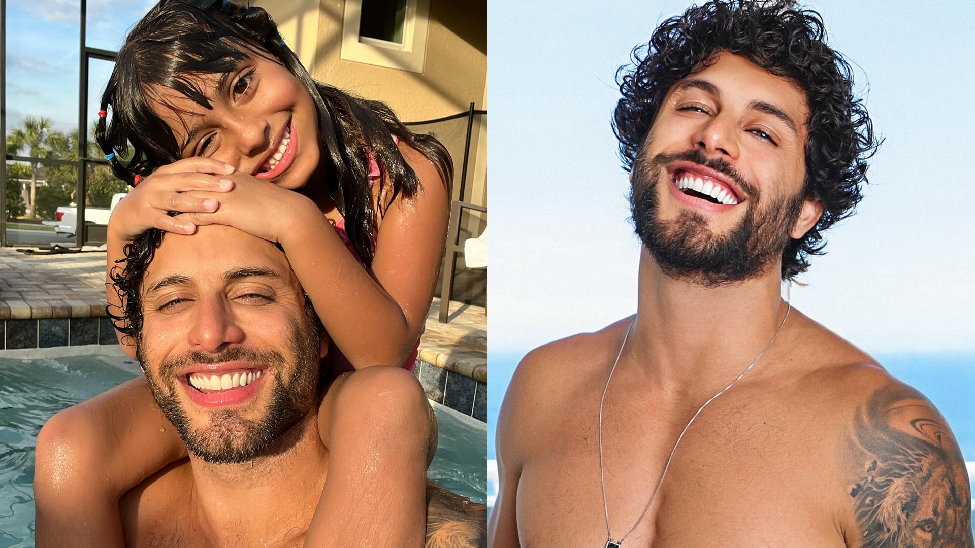 Pai de menina, Jesus Luz entrega como lida com universo feminino: ‘Brincamos de boneca’