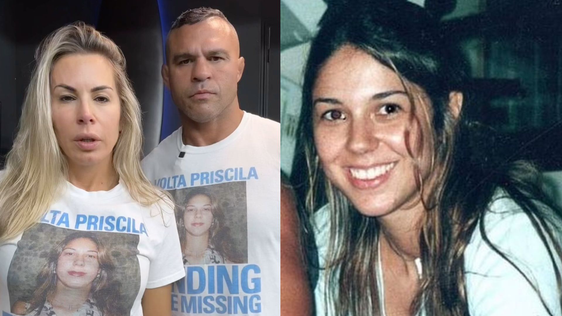 Joana Prado lamenta 20 anos do desaparecimento da cunhada, Priscila Belfort