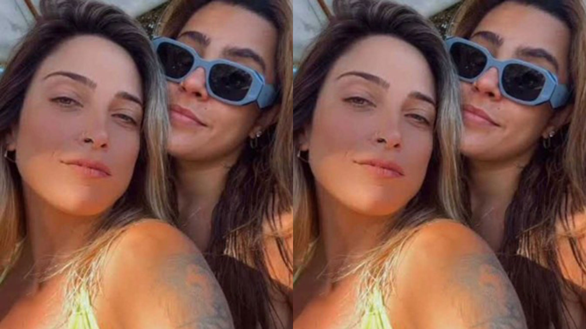 Lauana Prado curte momento romântico com namorada diante do pôr do sol