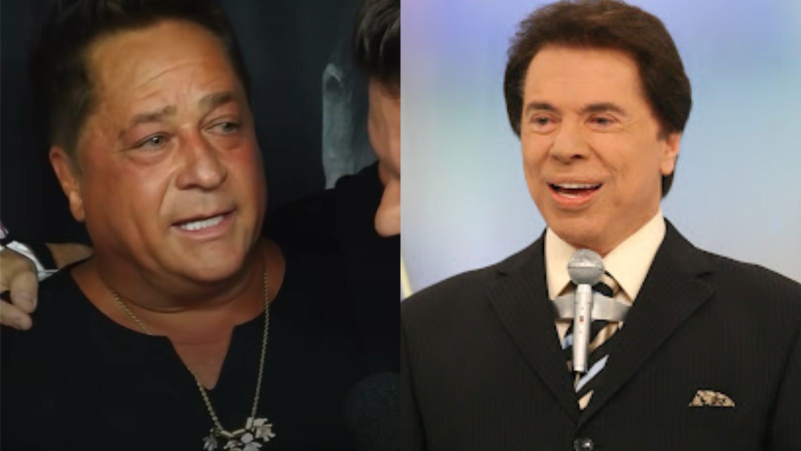 Leonardo cai no choro ao falar sobre a morte de Silvio Santos: “Sofrendo muito”
