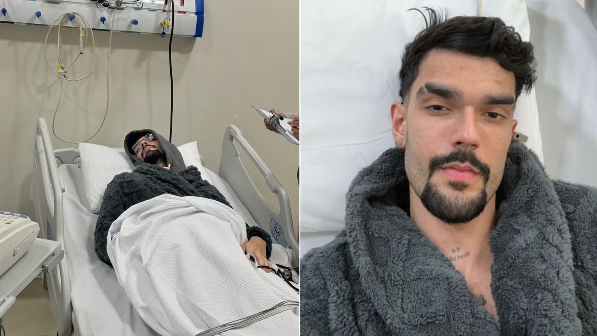 Luan Pereira revela diagnóstico após dar entrada em hospital: “Me derrubou”