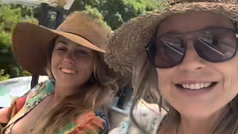 Luana Piovani celebra aniversário antecipadamente em praia com amigas