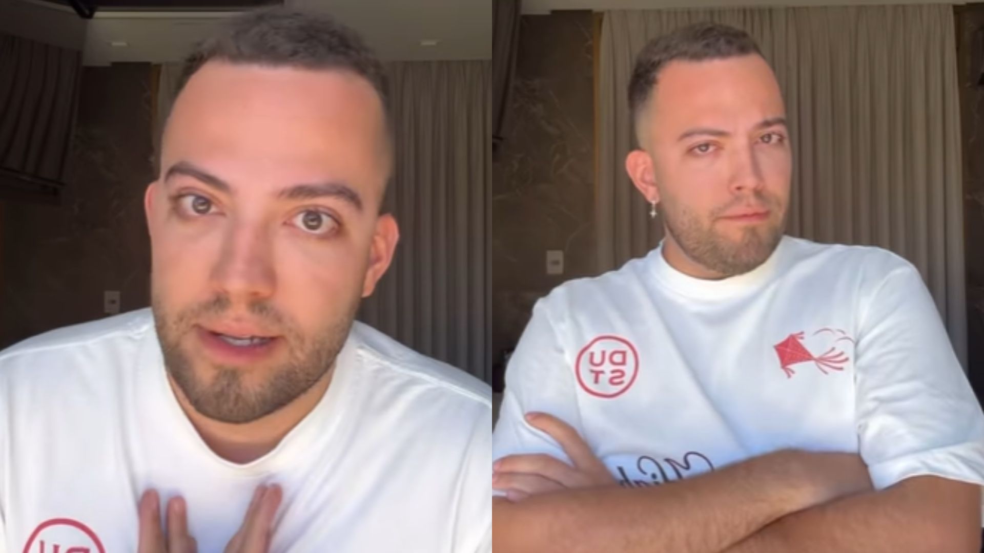 Lucas Rangel expõe cobranças de convite para seu casamento: ‘É feio’