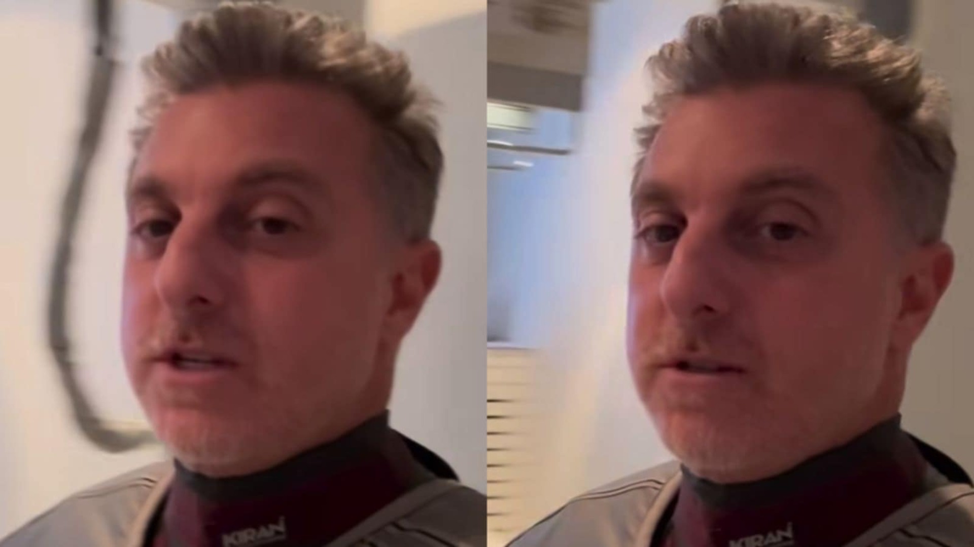 Luciano Huck passa por exame após acidente nas férias: ‘Caiu da escada’