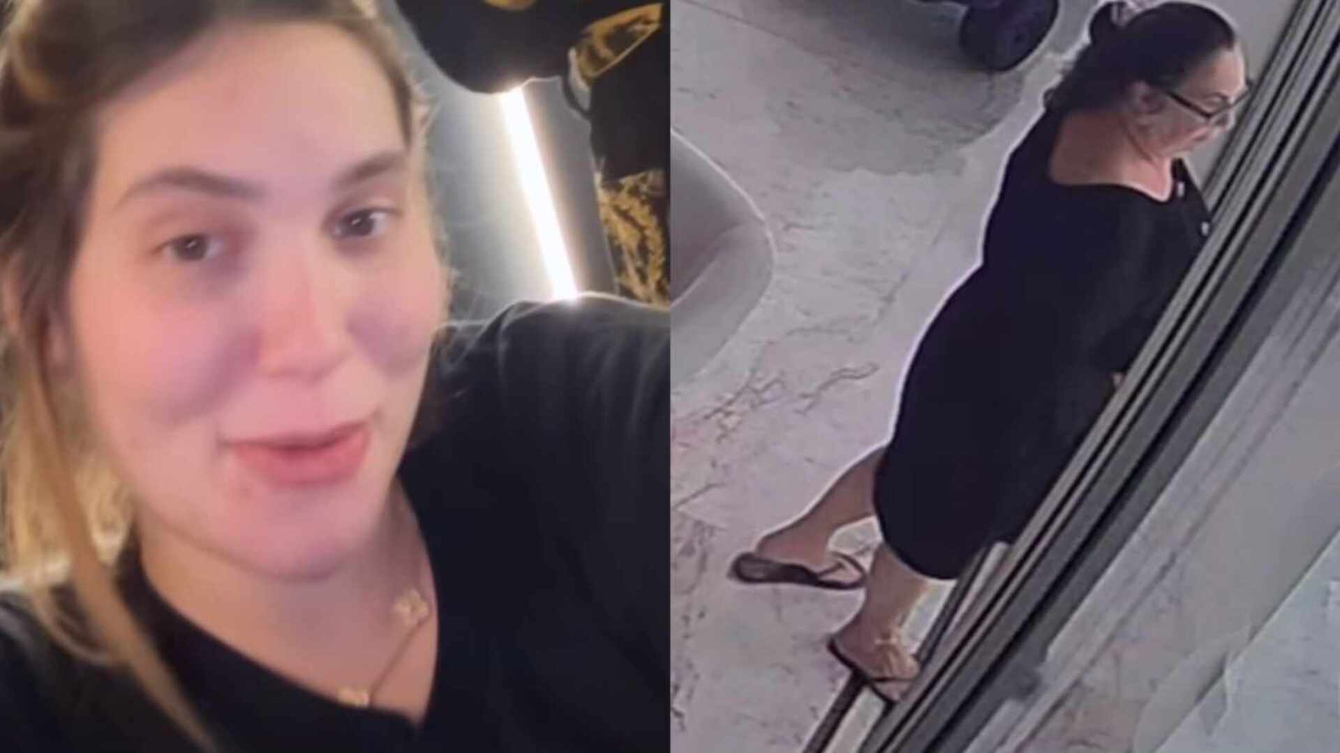 Mãe de Virginia se atrapalha com portas da mansão e bate o rosto; veja