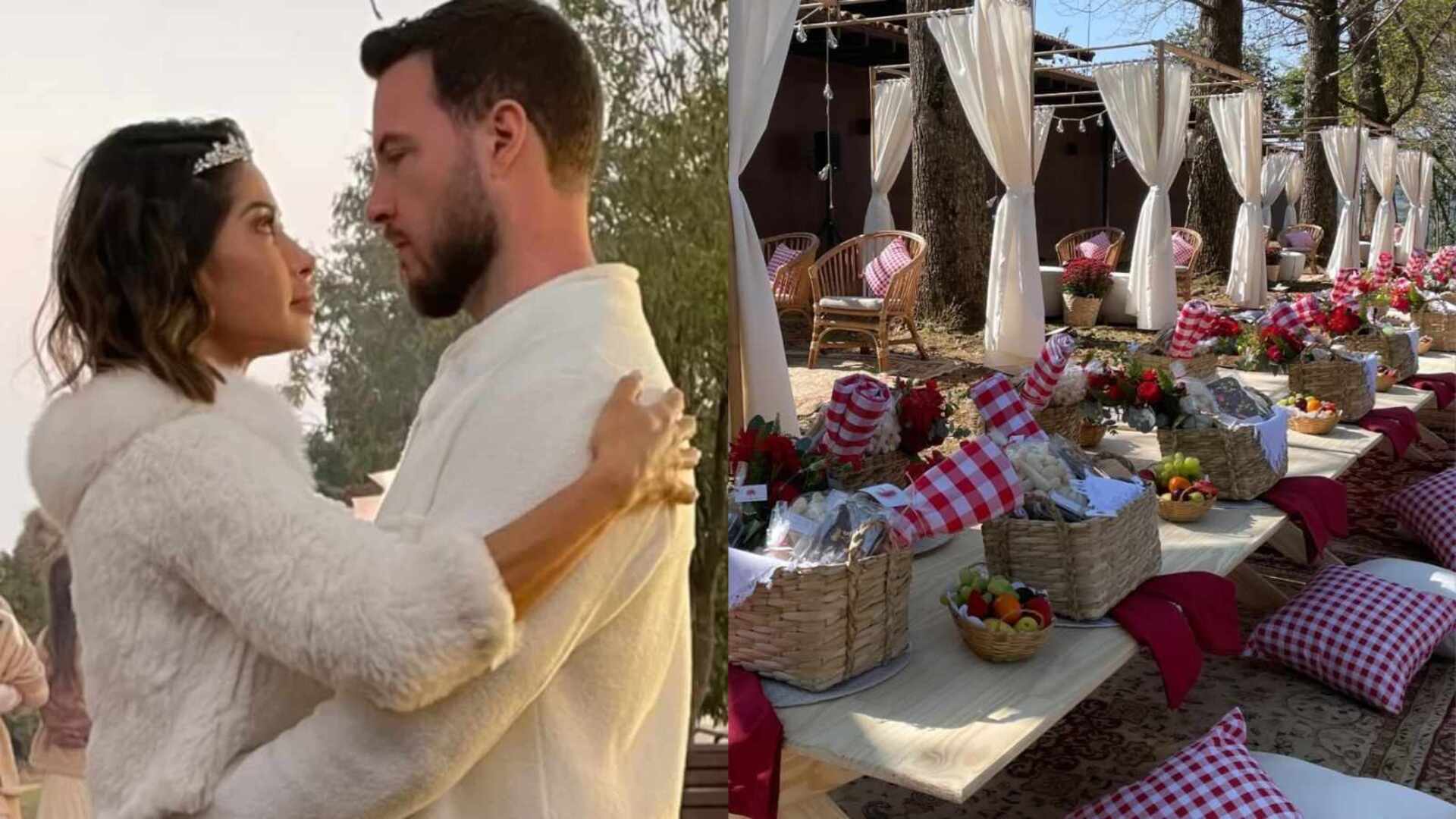 Maíra Cardi e Thiago Nigro renovam votos de casamento em piquenique luxuoso