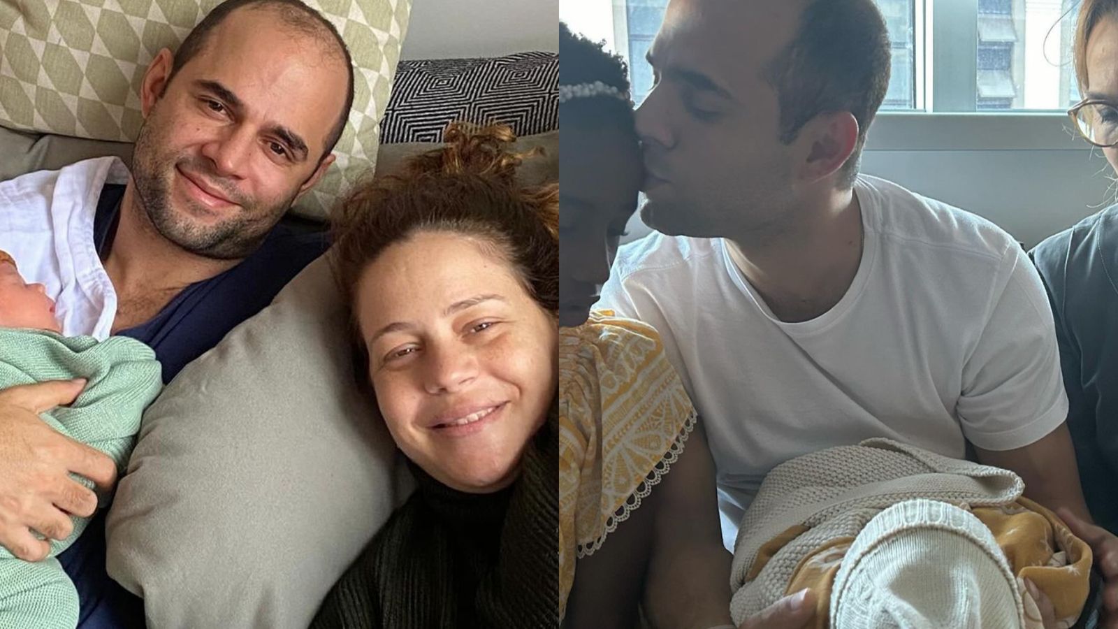 Marido de Leandra Leal se derrete ao falar sobre o nascimento do filho: ‘Chegou’