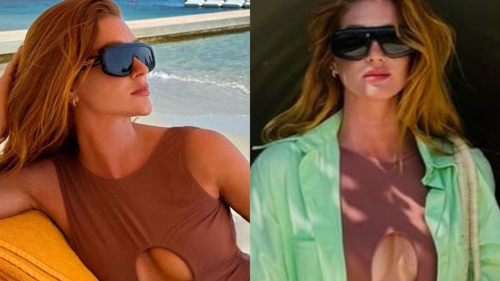 Marina Ruy Barbosa aproveita o dia à beira-mar com maiô diferentão: ‘Deusa’