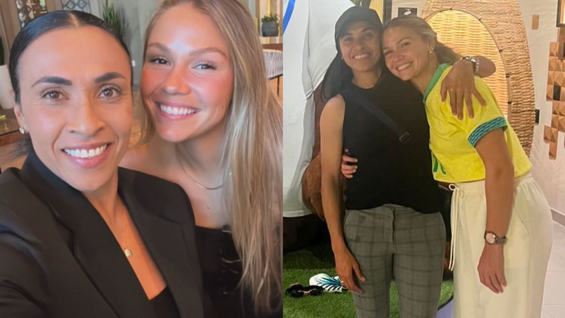 Namorada de Marta abre álbum de fotos com a jogadora em Paris