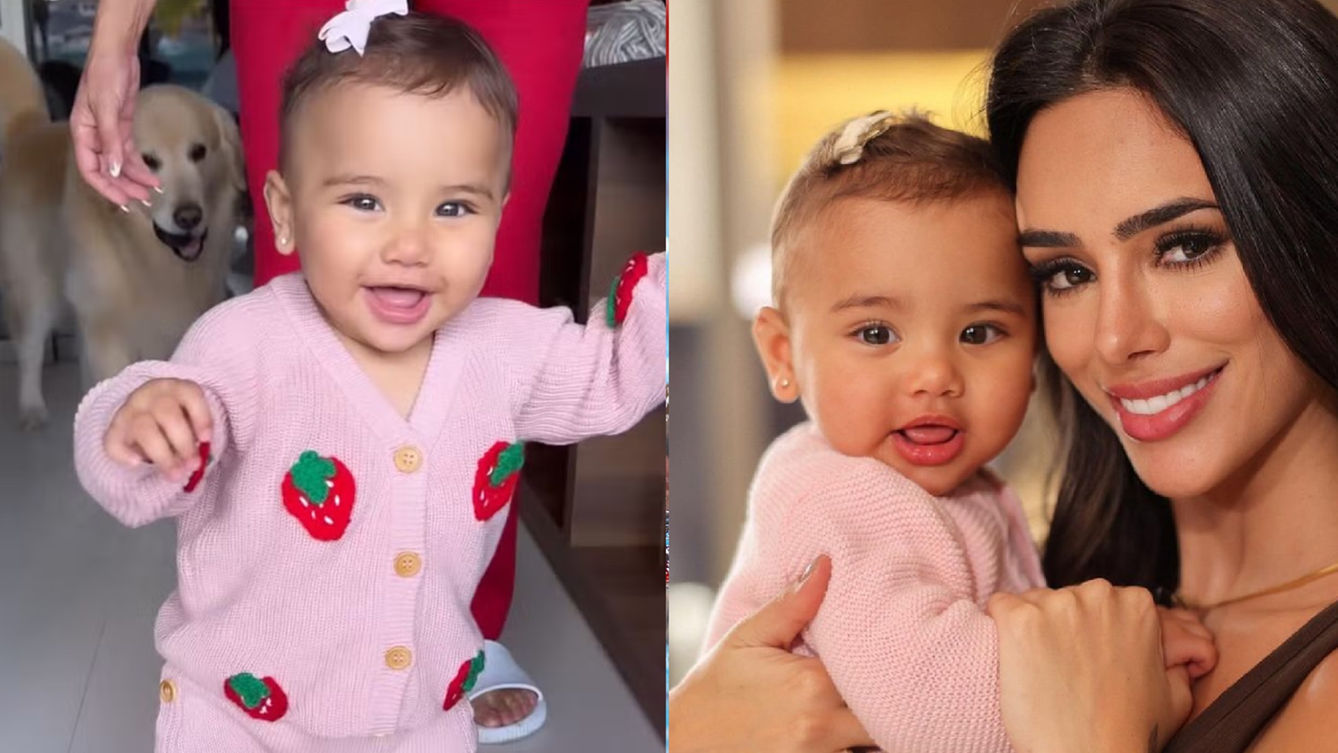 Com vídeo fofo, Bruna Biancardi celebra mesversário de sua filha com Neymar