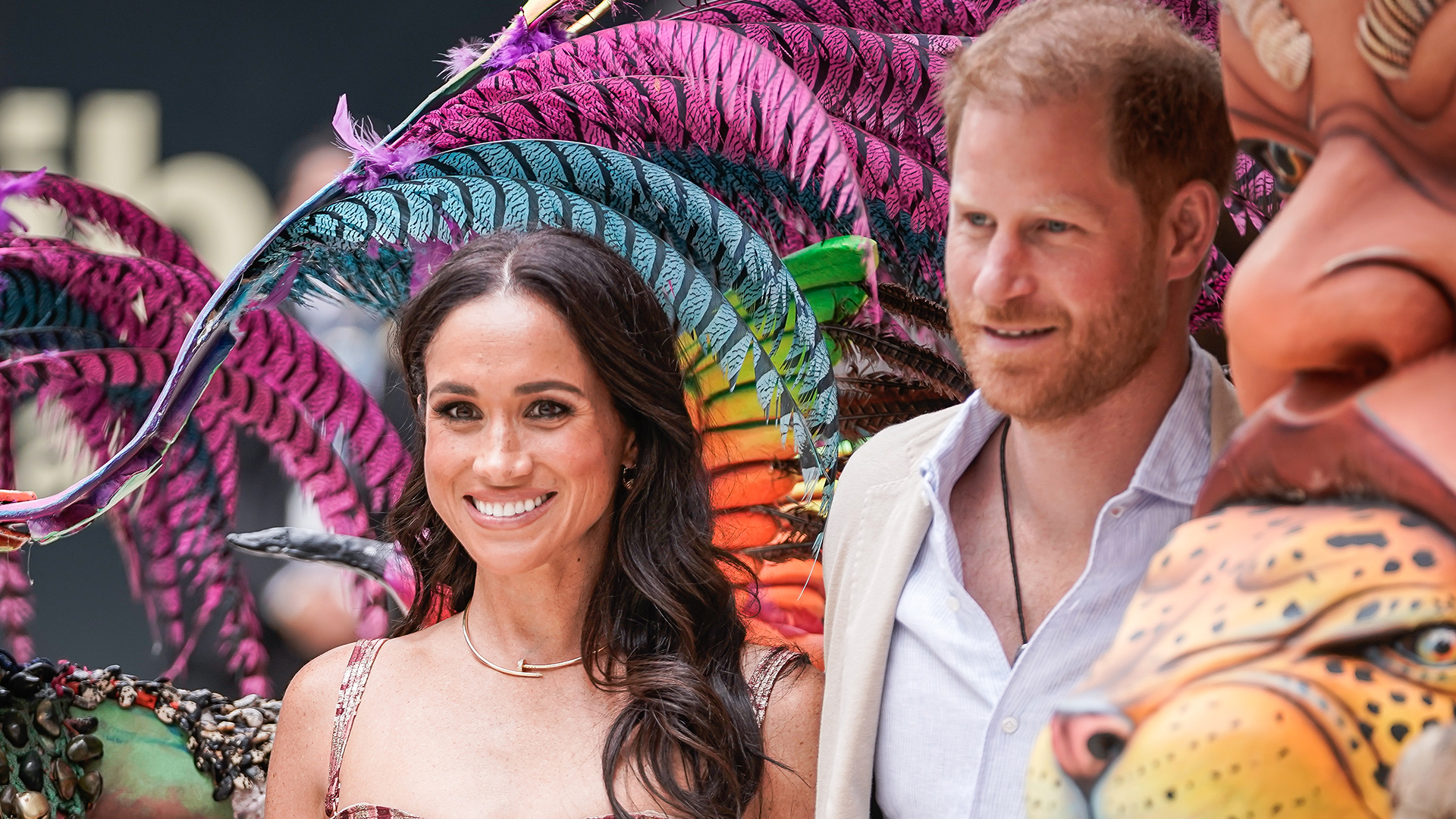 Meghan Markle e Príncipe Harry estão na Colômbia para viagem oficial