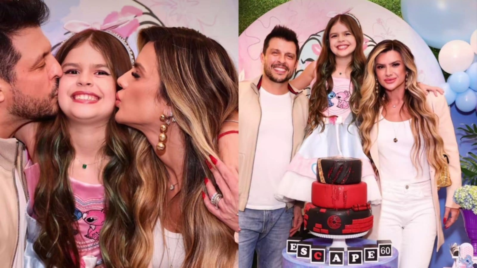 Mirella Santos e Ceará celebram 10 anos da filha com festa especial; veja