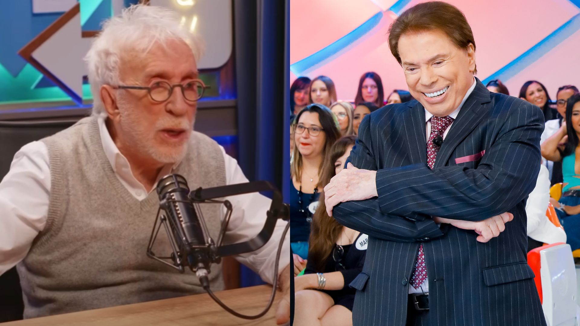 Moacyr Franco demonstrou desejo de propor conversa a Silvio Santos há cinco meses