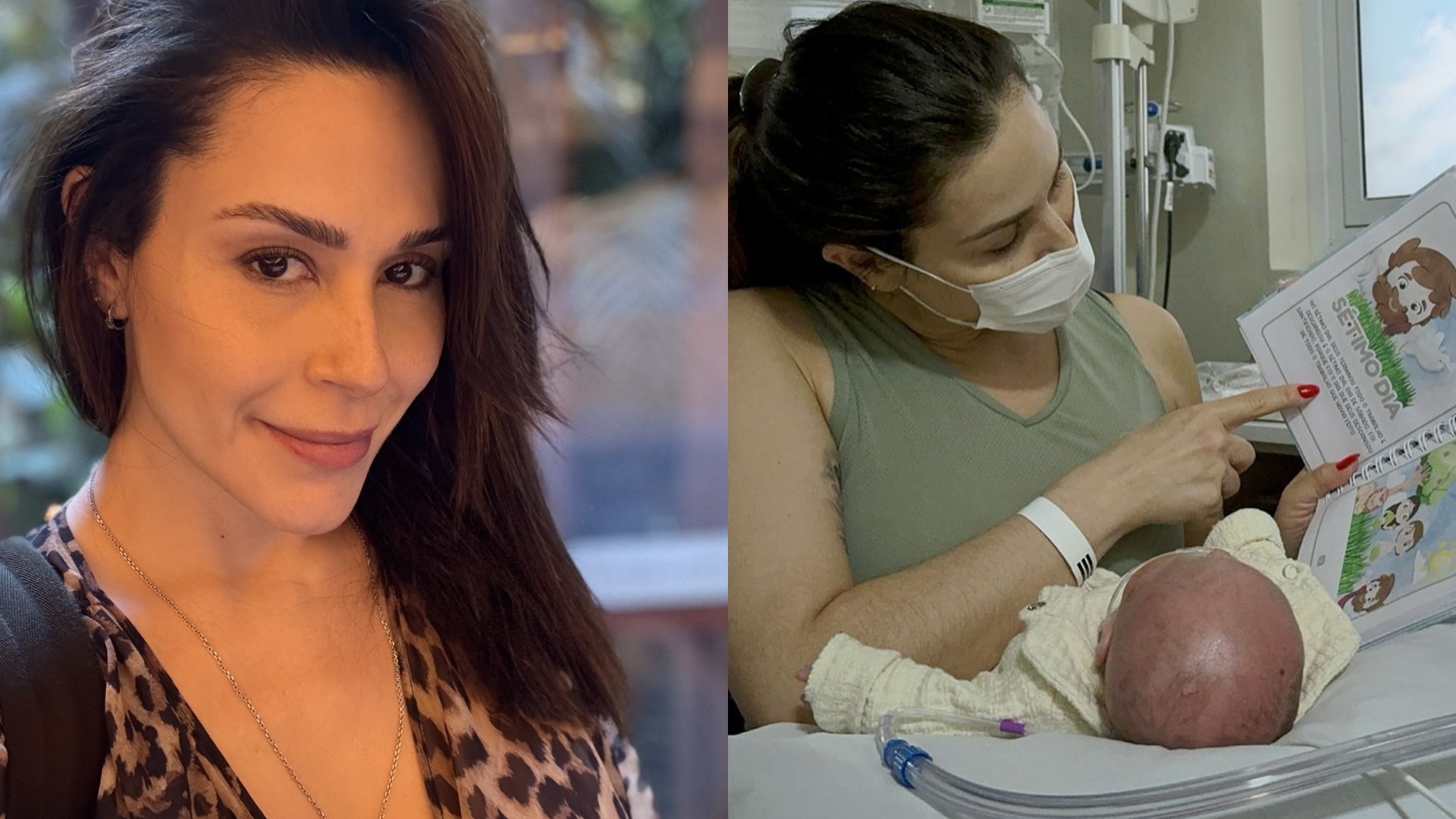 No hospital, Nadja Haddad celebra o quarto mês do filho: “Muitas superações”