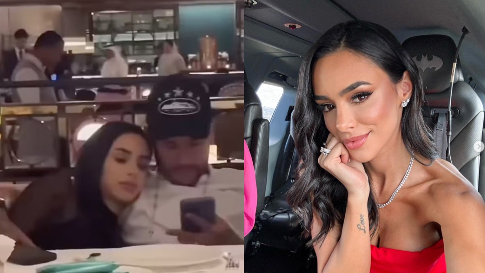 Bruna Biancardi aparece em clima de romance com Neymar Jr