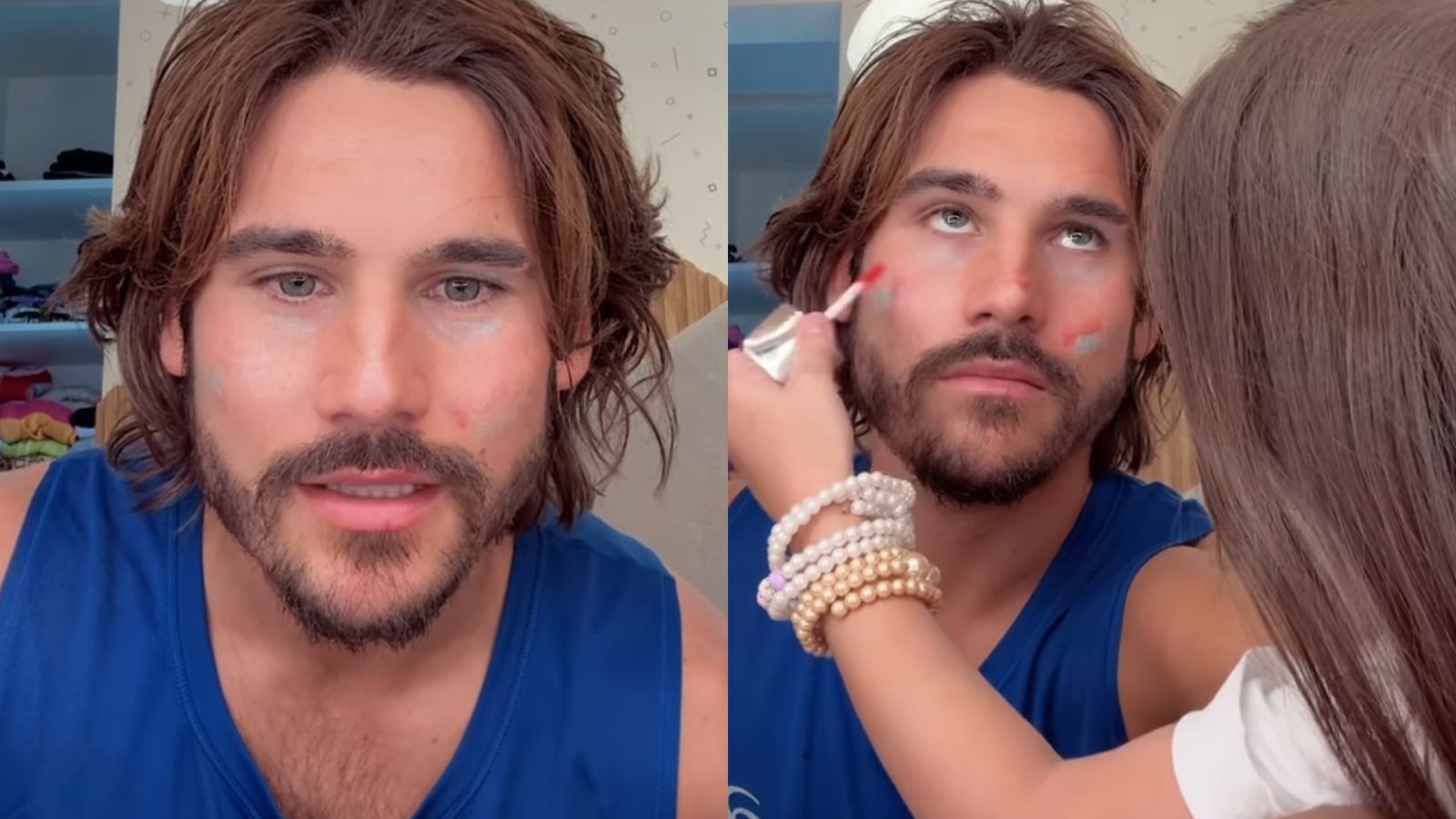 Nicolas Prattes encanta ao registrar momento fofo com a filha de Sabrina Sato