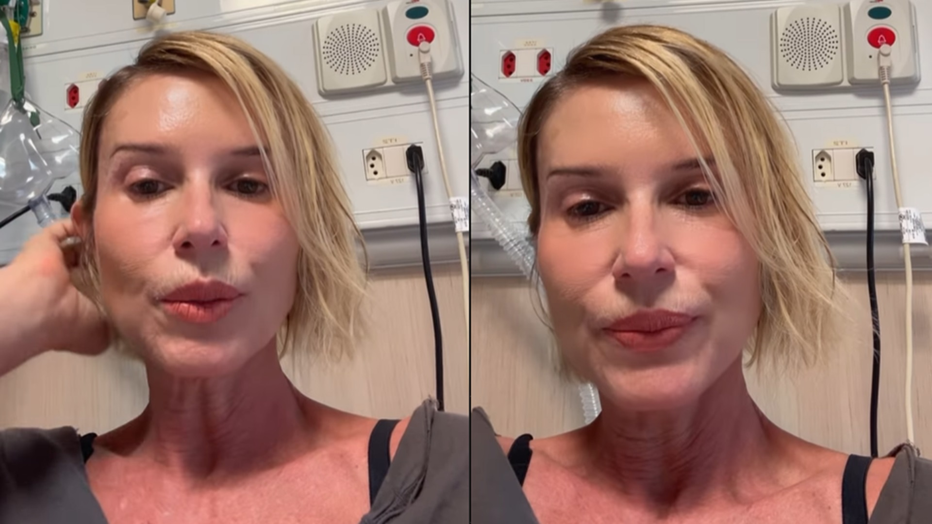 Paula Burlamaqui atualiza estado de saúde após cirurgia e mostra curativo
