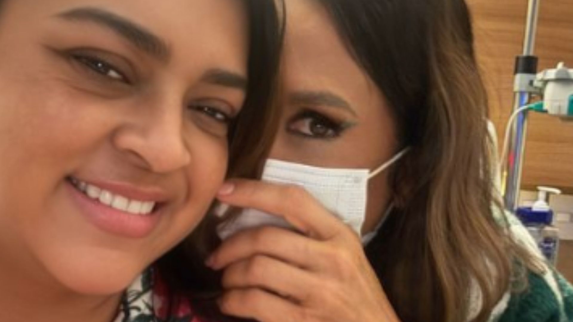 Preta Gil recebe a visita de Ivete Sangalo no hospital