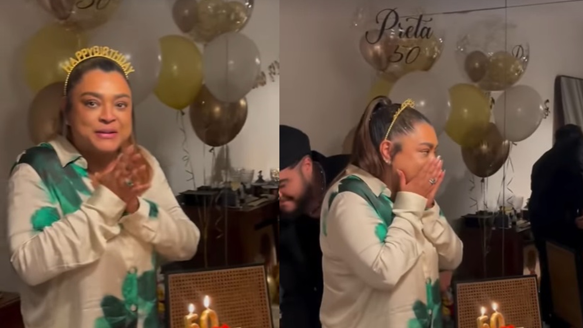 Preta Gil ganha festa com bolinho em casa para comemorar seu aniversário