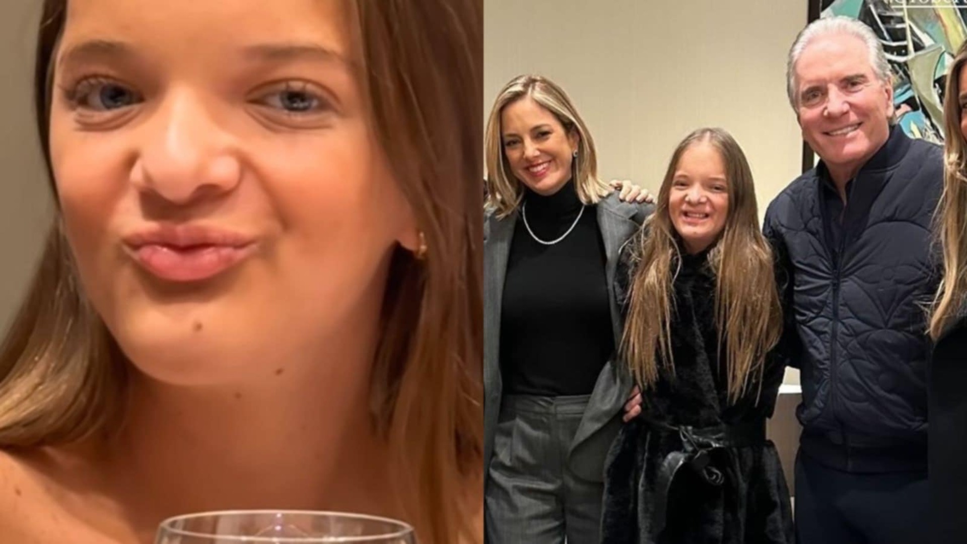 Rafaella Justus reúne os pais em nova degustação de sua festa