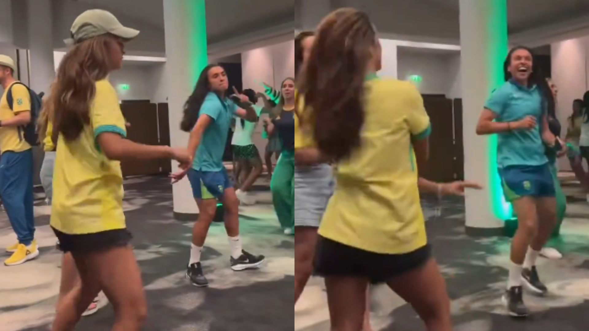 Marta e Rayssa Leal dançam música brasileira para celebrar fim dos Jogos Olímpicos