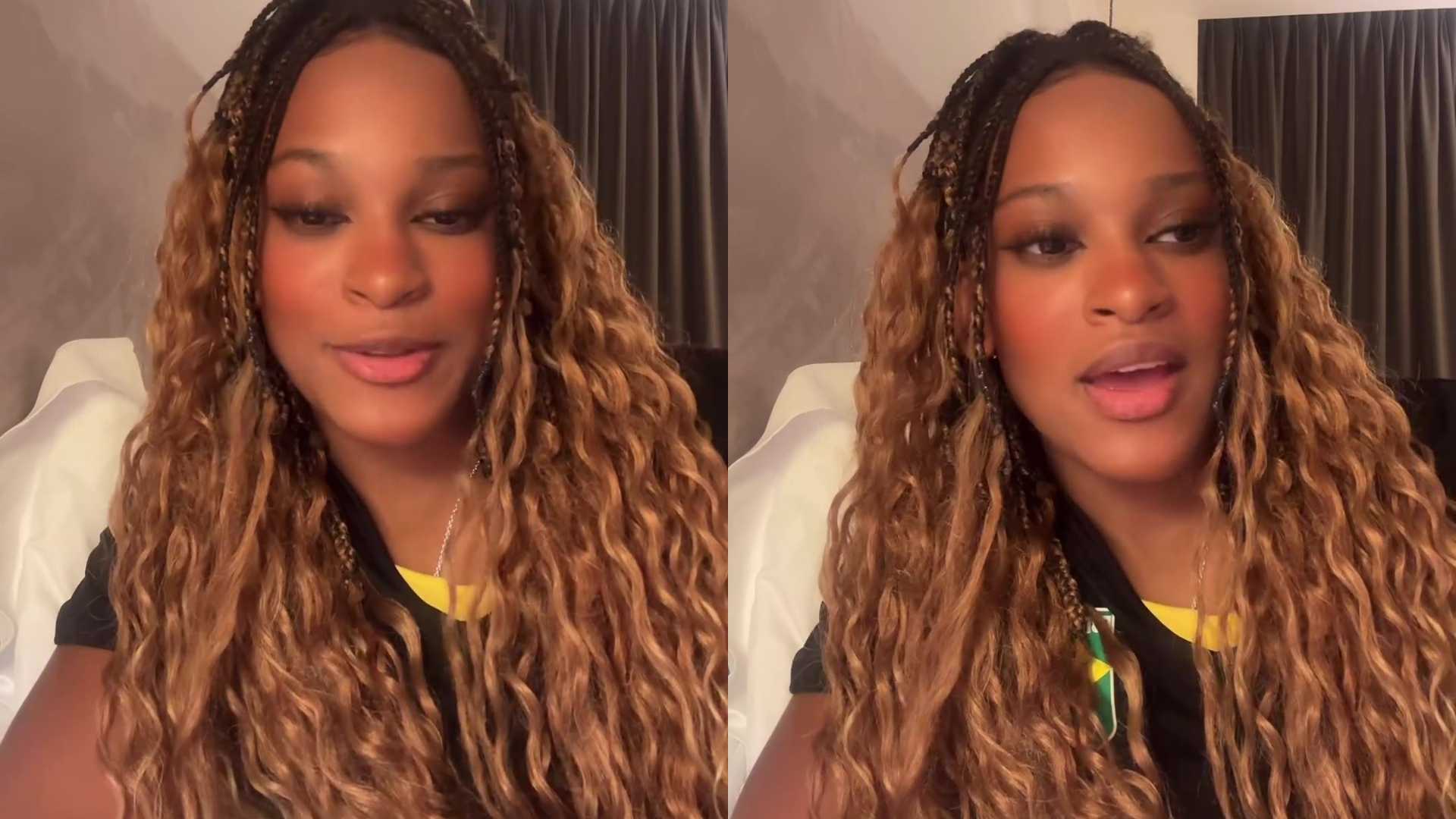 Rebeca Andrade fala de cirurgias nos joelhos e nos pés: ‘Mexeram muito comigo’