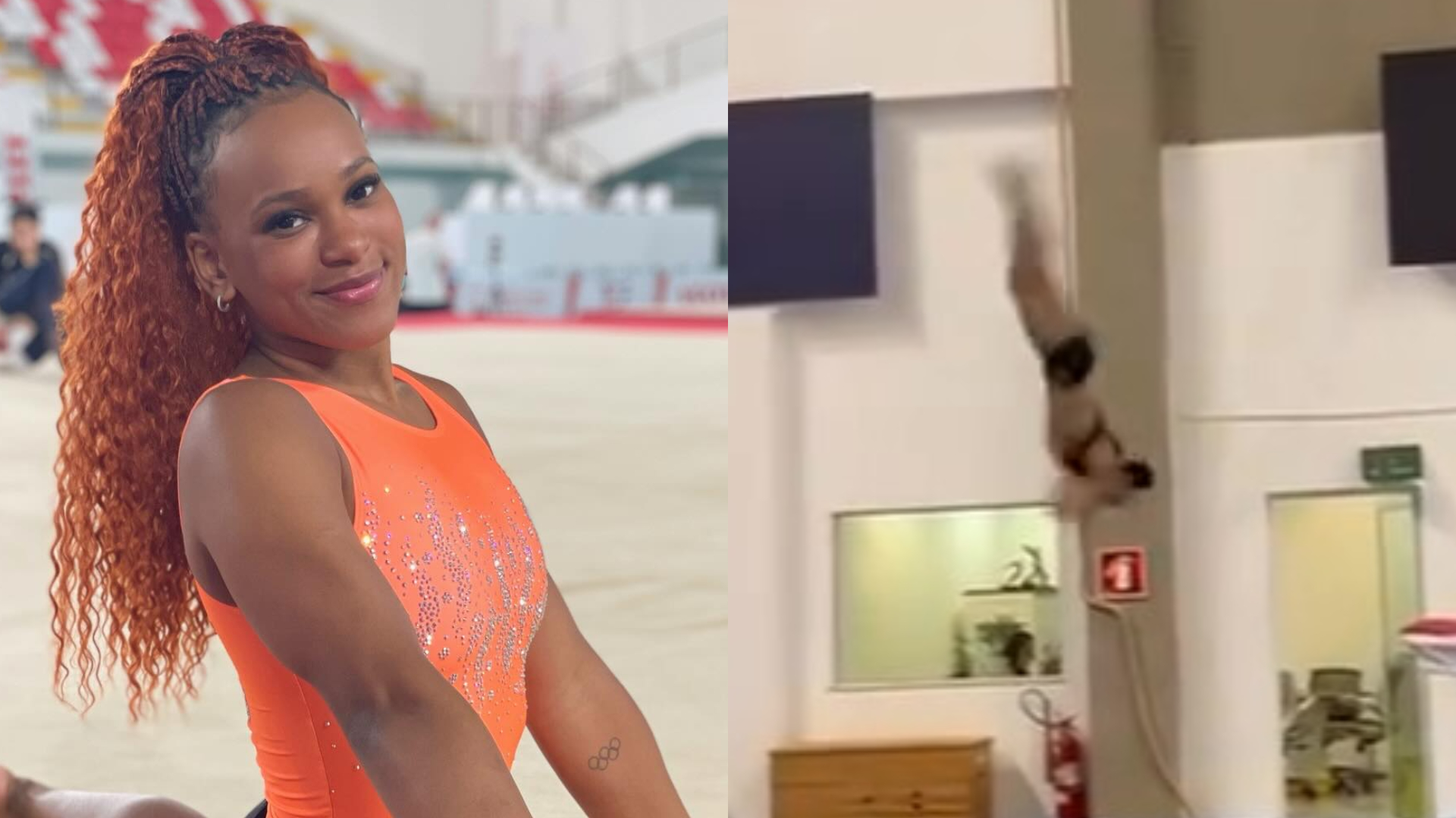 Rebeca Andrade dá salto inédito de que abriu mão nas Olimpíadas: ‘Quem sabe um dia’