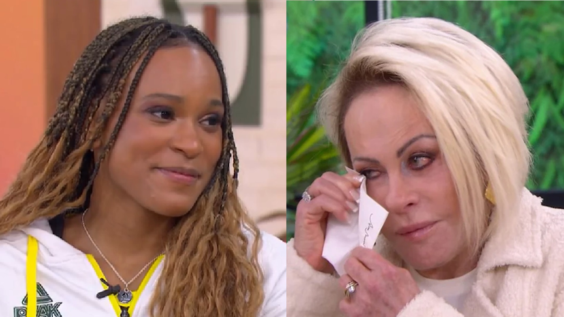 Ana Maria Braga se emociona com Rebeca Andrade no Mais Você: “Choro mesmo”