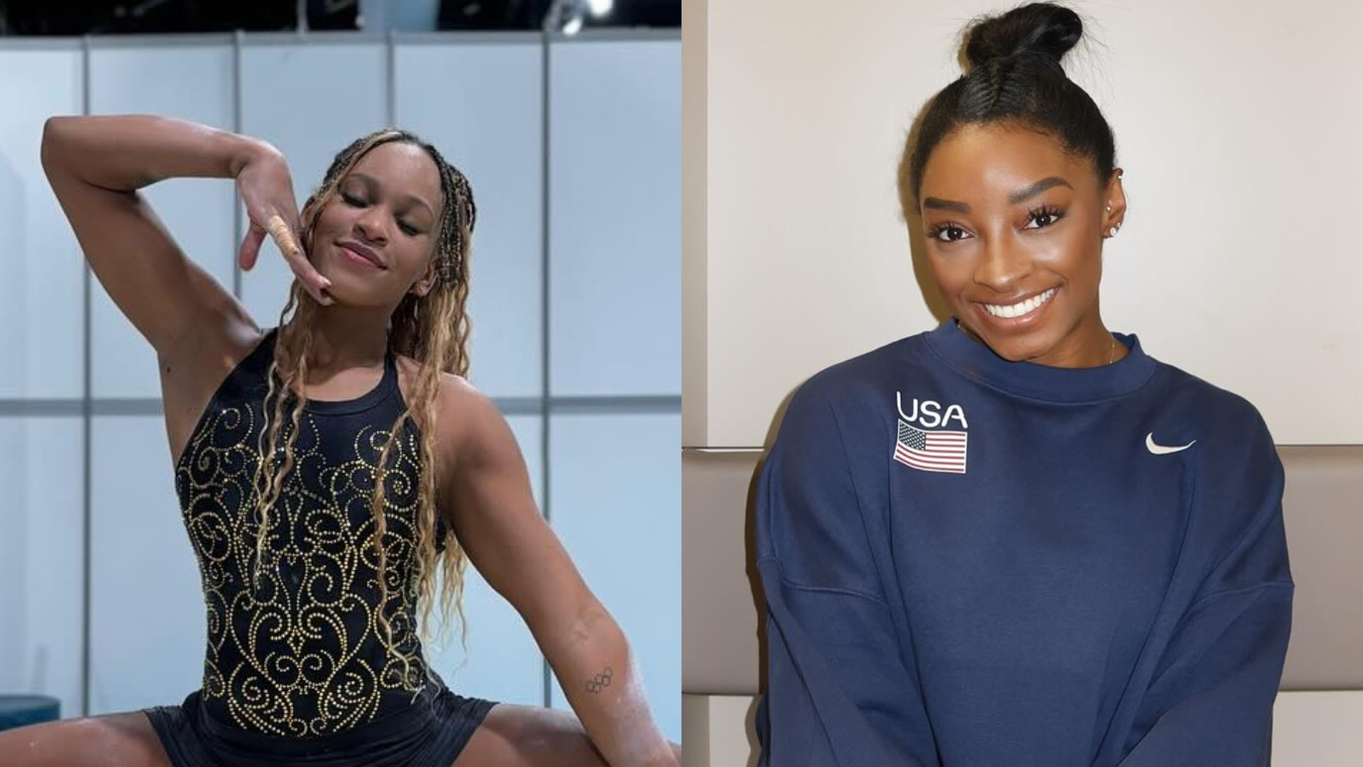 Biles rebate crítica feita por jogador após reverenciar Rebeca Andrade: ‘Sempre apoiarei’
