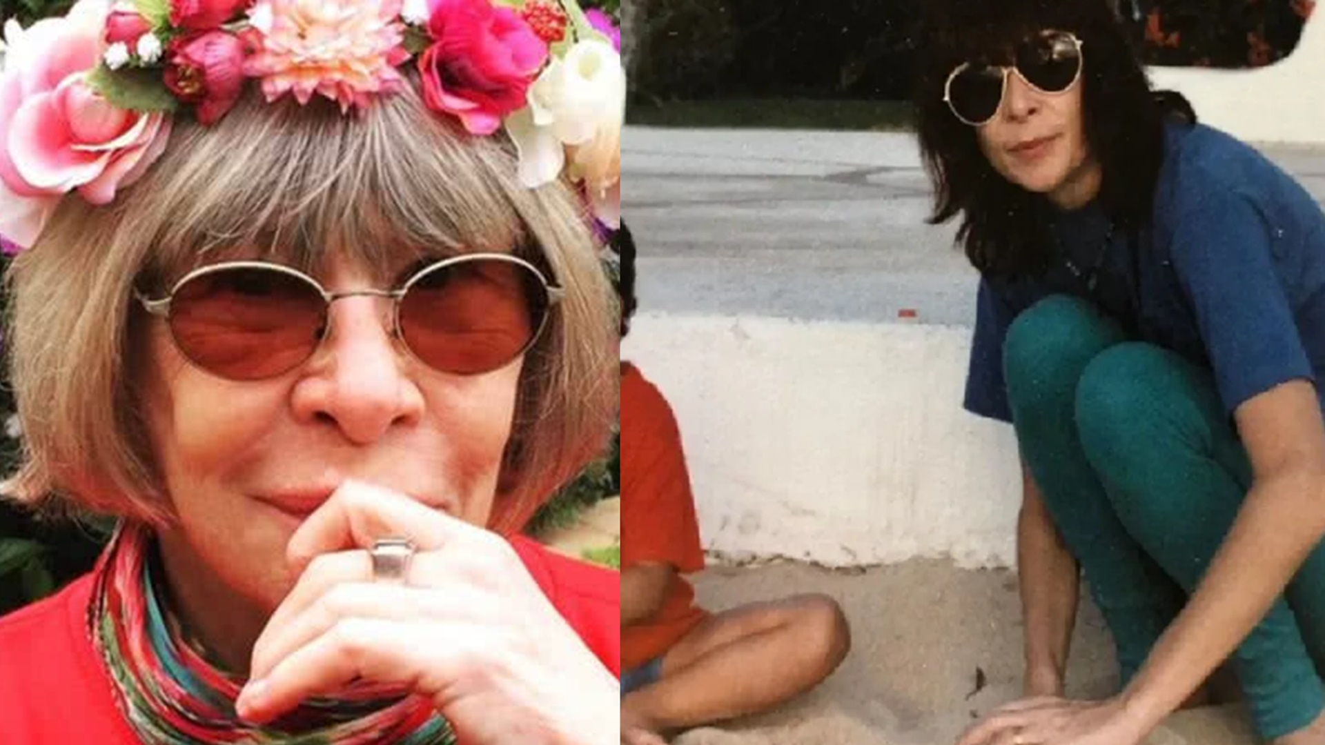Perfil de Rita Lee compartilha fotos inéditas da cantora e o filho caçula