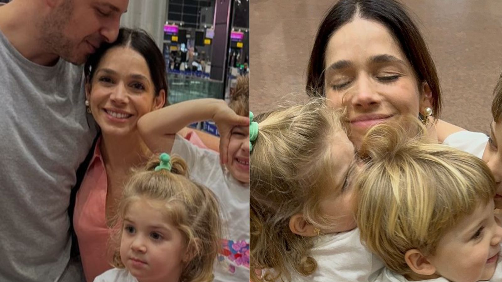 Sabrina Petraglia se despede após filhos voltarem para Dubai: ‘Coração apertado’