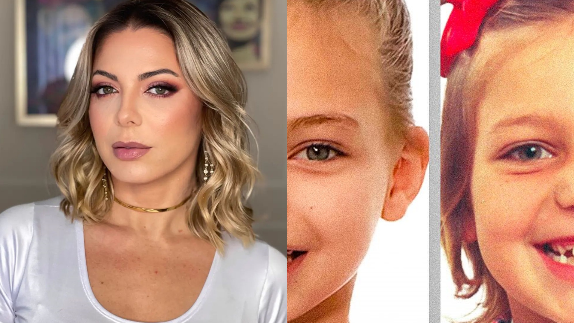 Sheila Mello compara foto de criança com a filha e semelhança impressiona