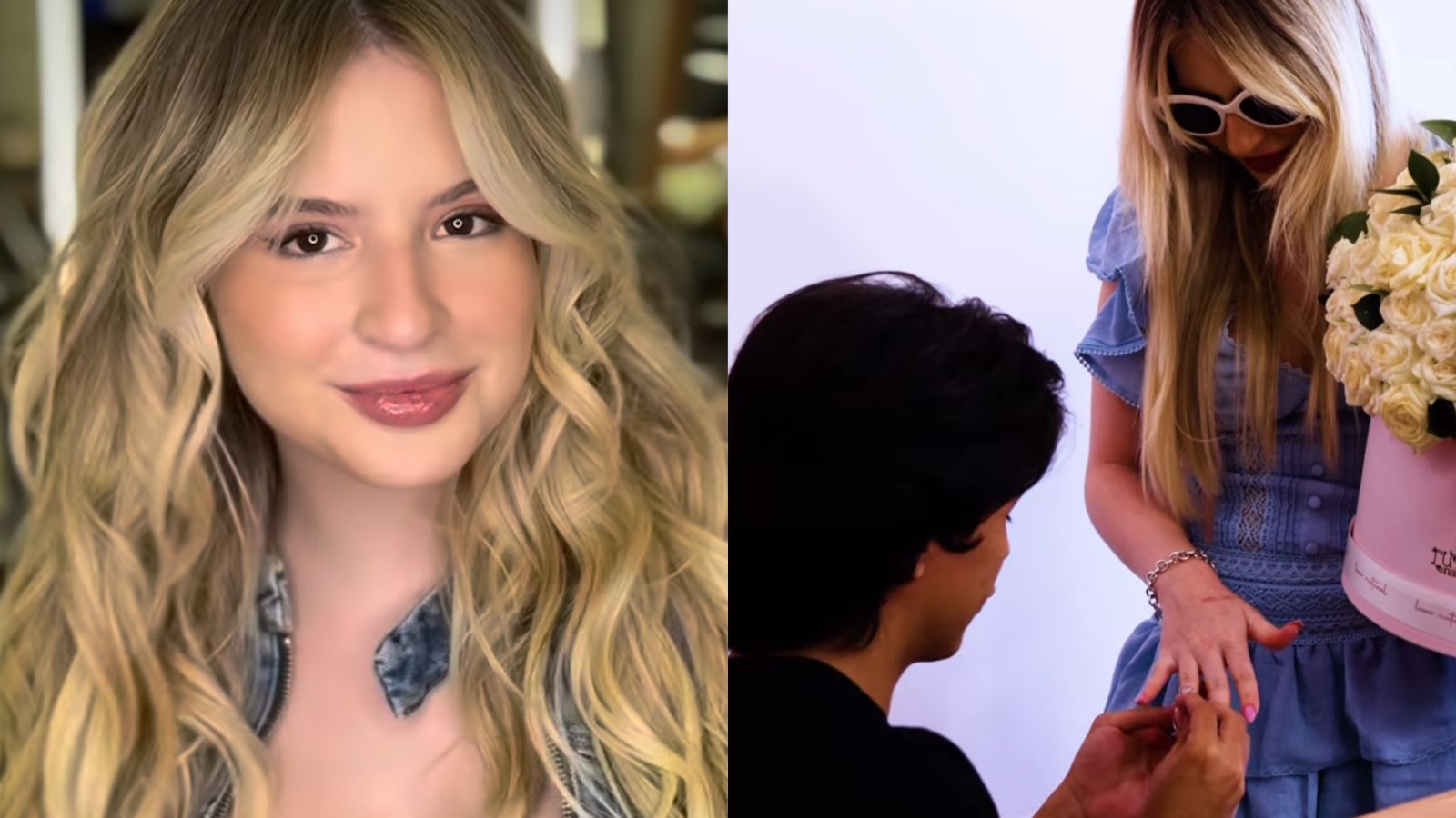 Sophia Valverde é surpreendida com pedido de namoro de influenciador: ‘Feliz’