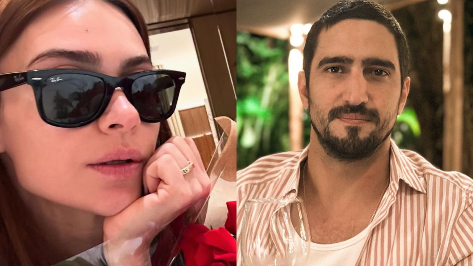 Thaila Ayala se derrete com surpresa enquanto está afastada do marido: ‘Distante’