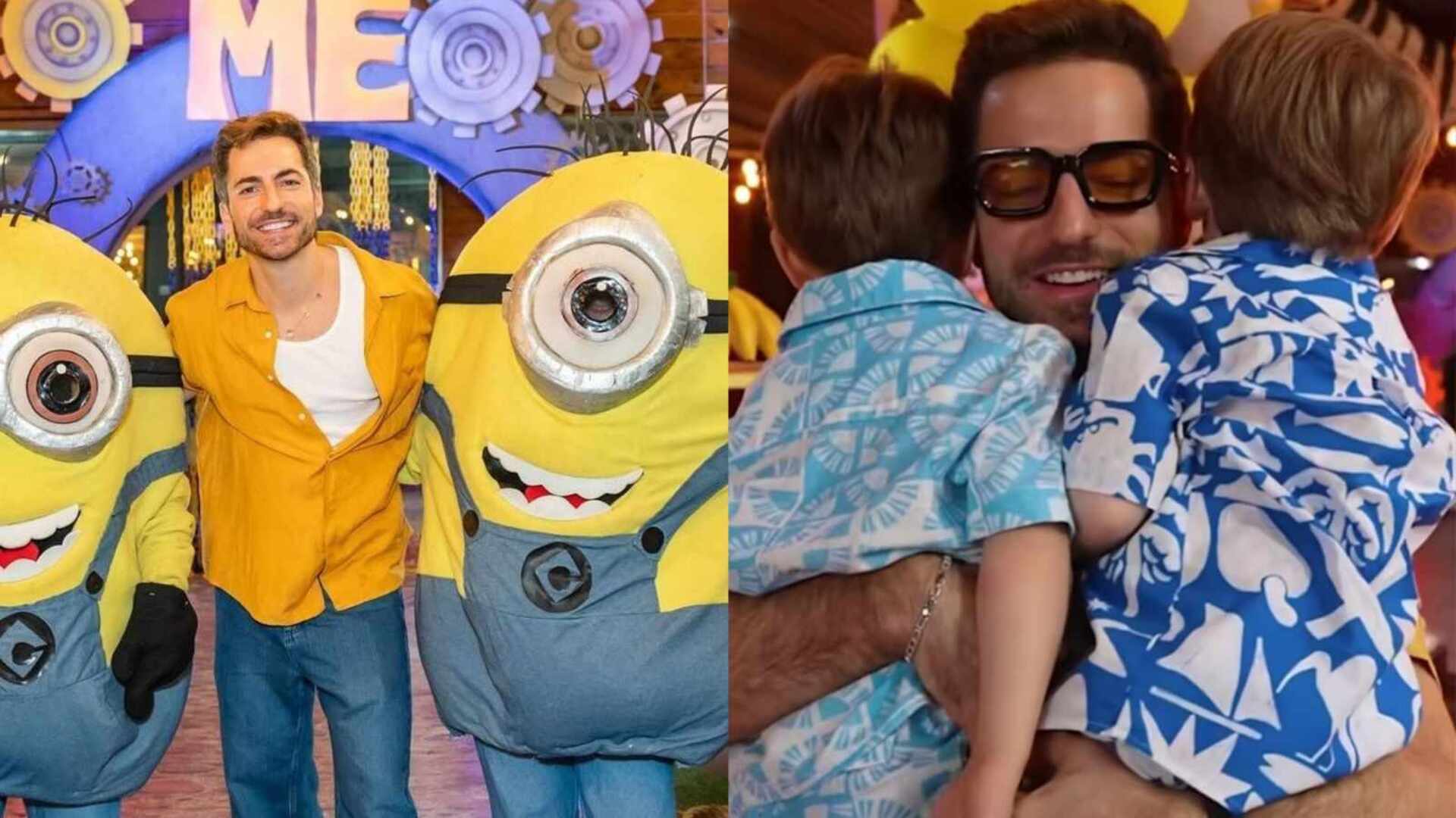 Thales Bretas impressiona com detalhes de festão dos filhos com Paulo Gustavo