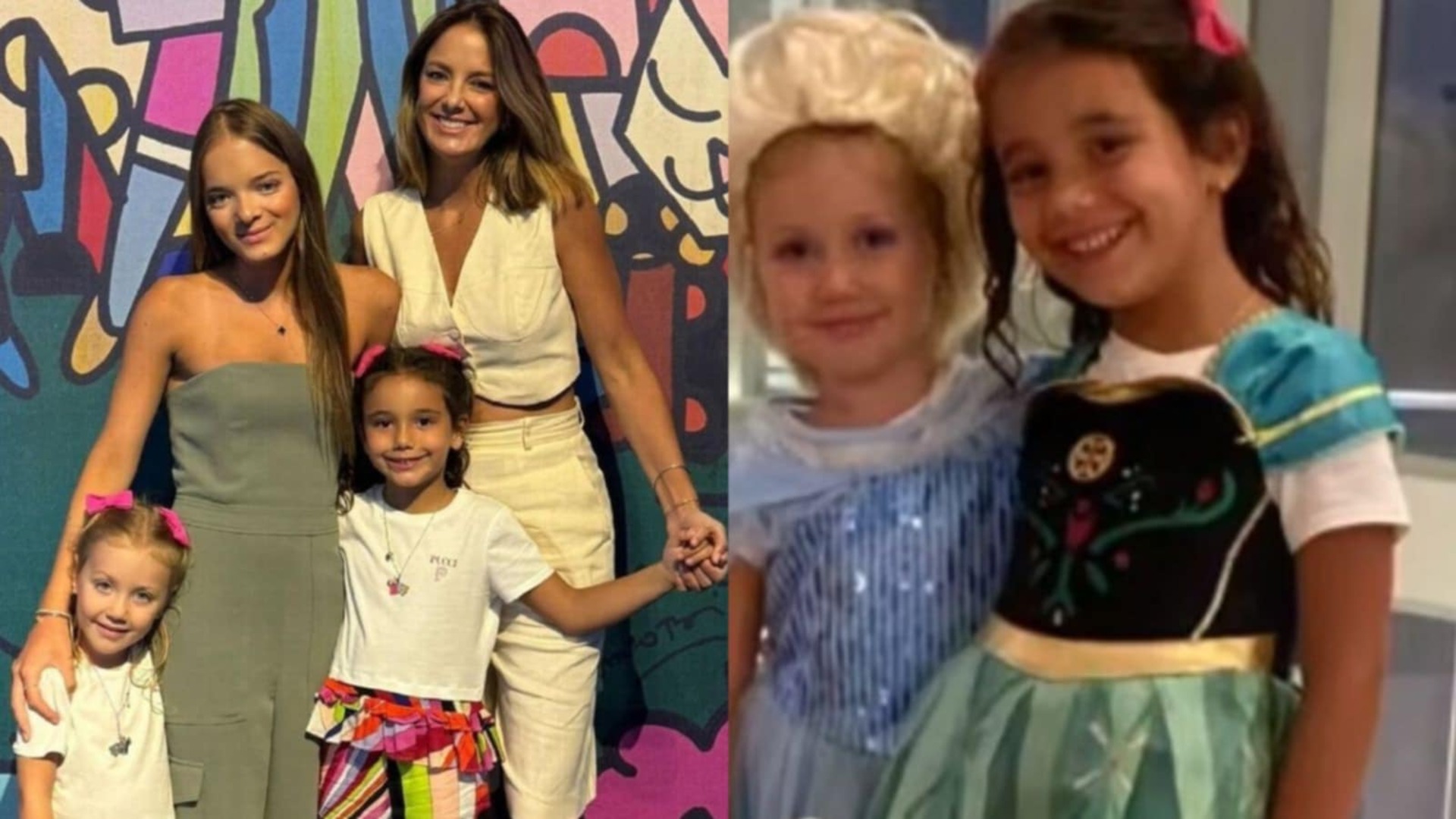 Ticiane Pinheiro encanta ao mostrar Manuella e Vicky fantasiadas