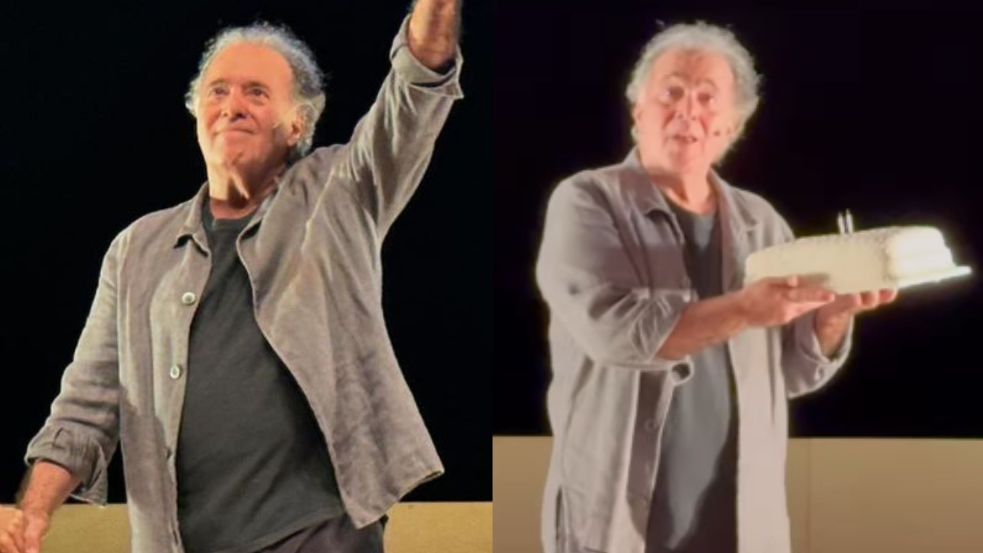 Tony Ramos se emociona com homenagem surpresa em aniversário de 76 anos