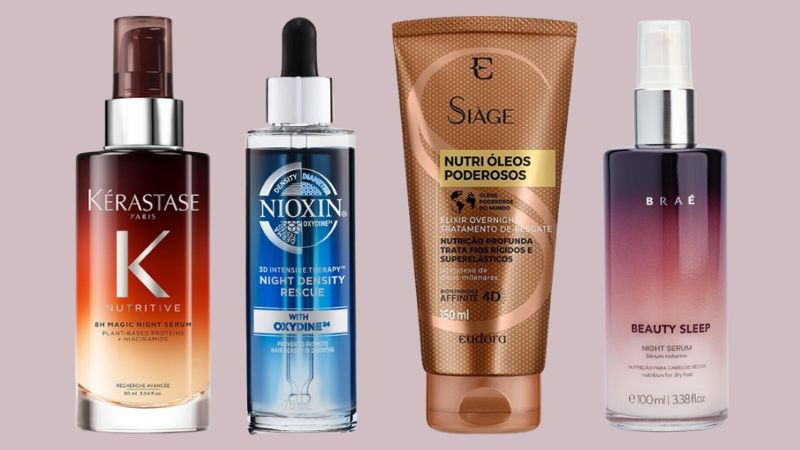 Tratamento noturno: 10 produtos para a rotina de cuidados capilares