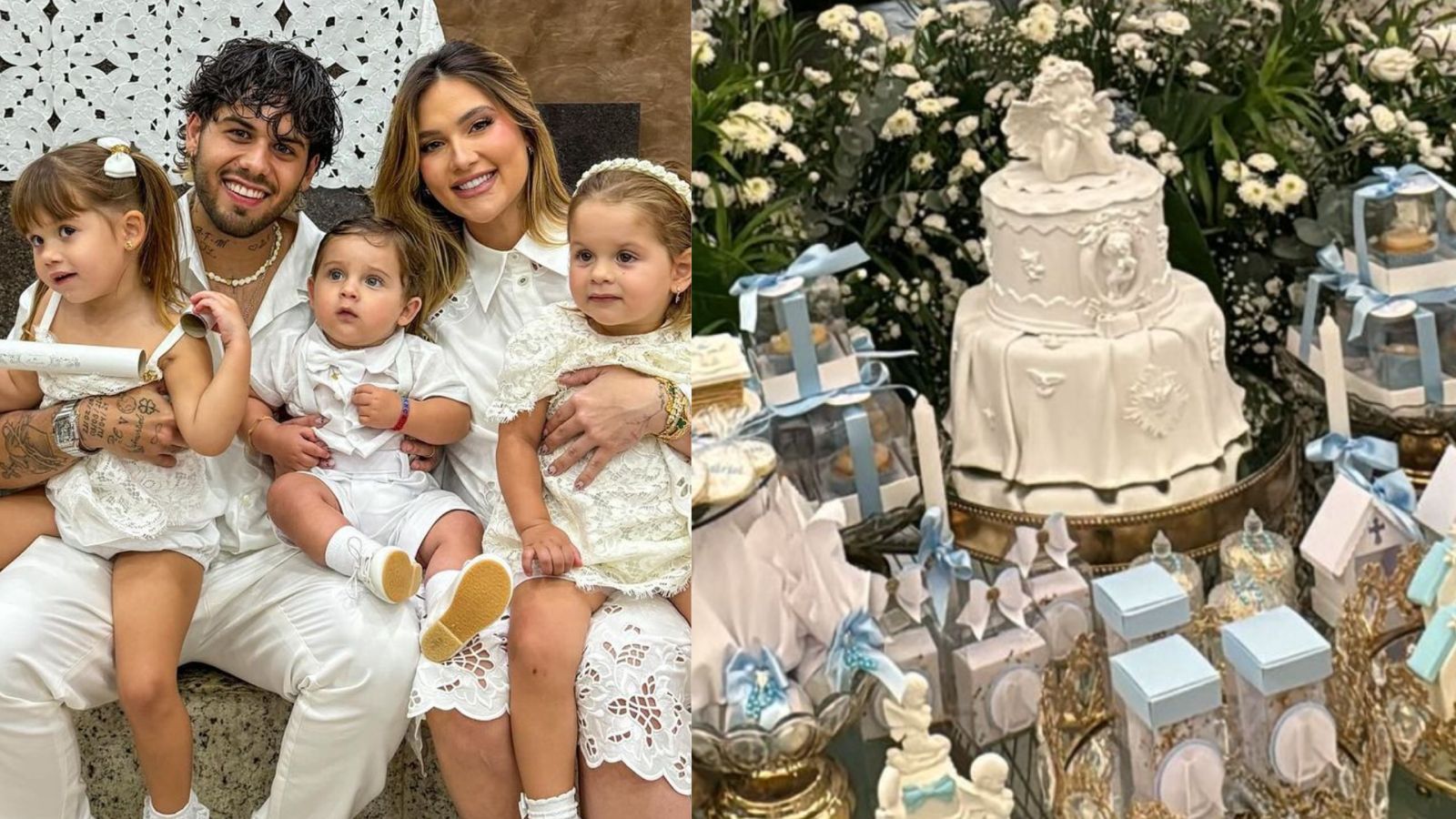 Virginia encanta ao celebrar batizado do afilhado com jantar luxuoso na mansão