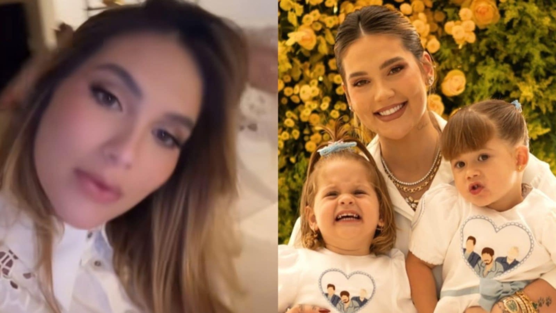 Virginia Fonseca chora com atitude da filha com a irmã: ‘Percebo’