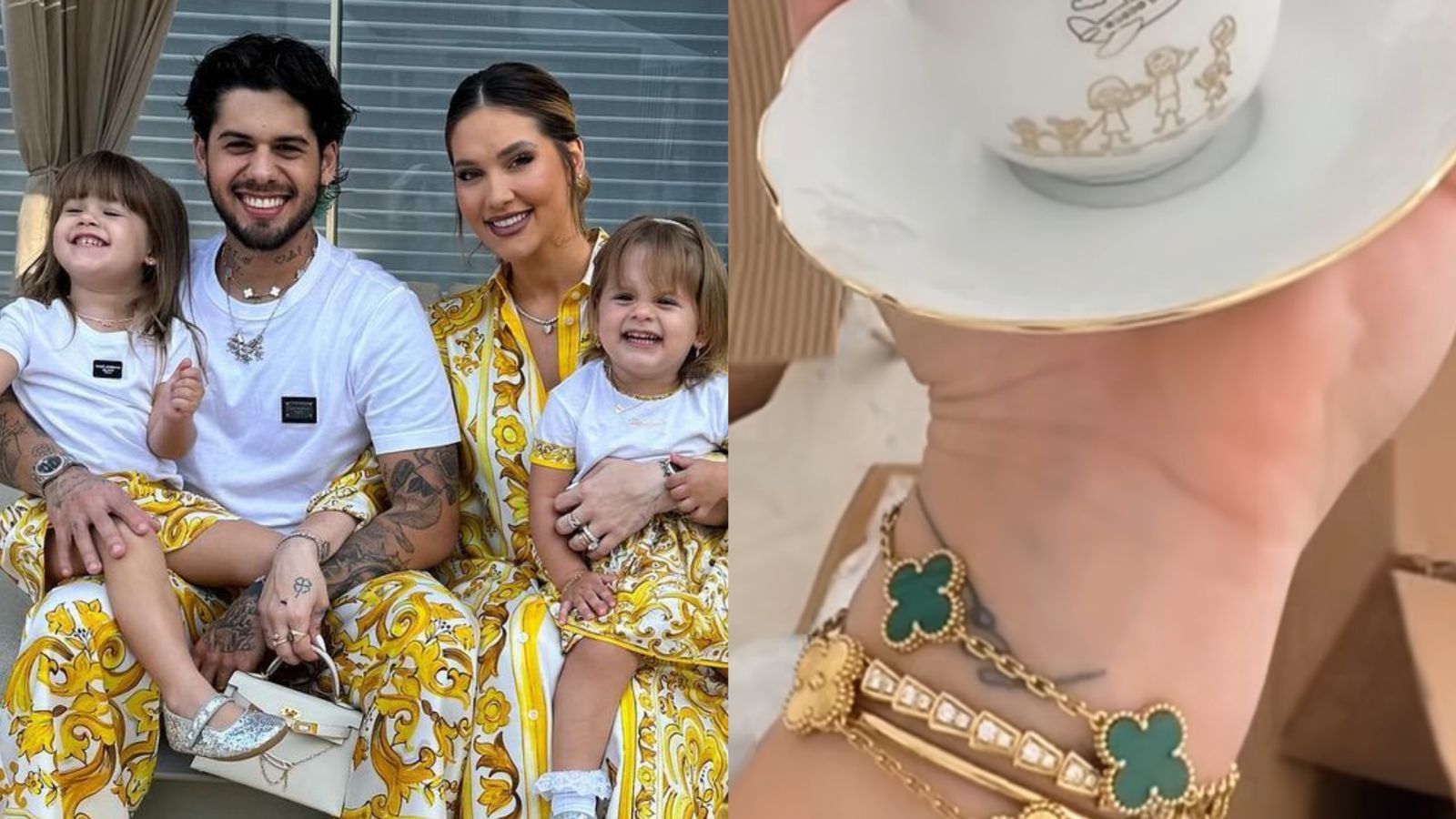 Virginia impressiona ao mostrar louças personalizadas: ‘Se ser brega fosse crime’