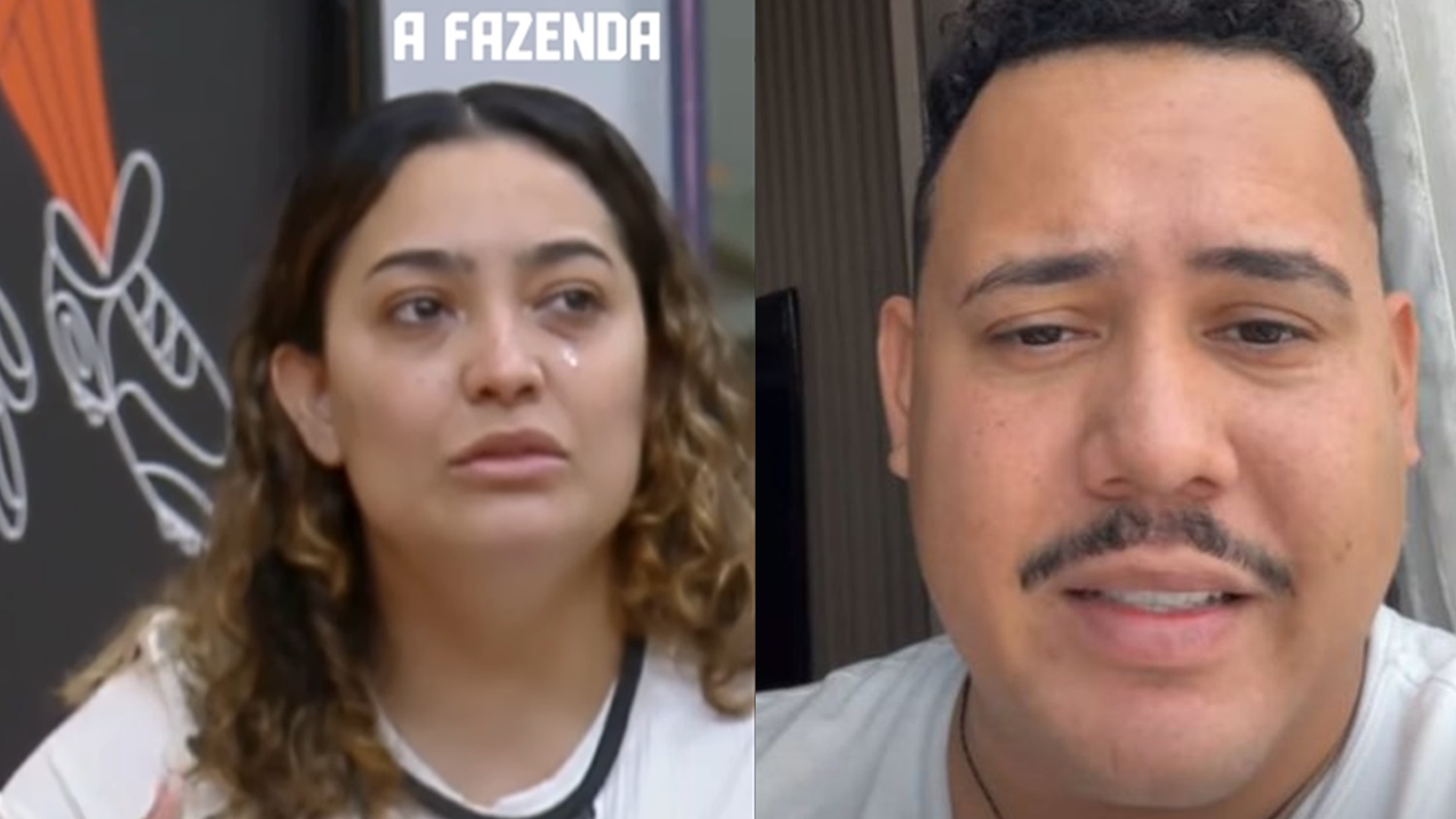 A Fazenda: Camila Moura chora ao falar de Lucas Buda: “Só quero distância”