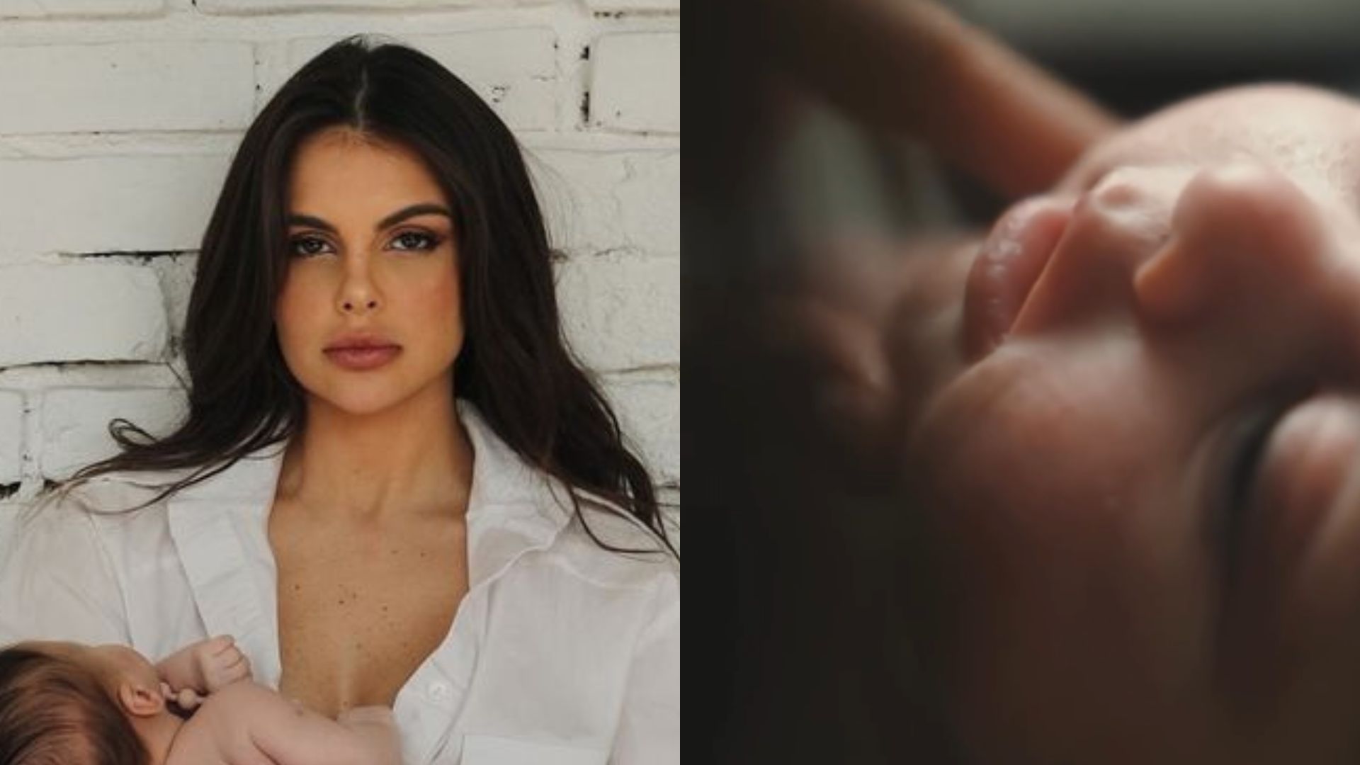 Amanda Kimberlly comemora 2 meses de vida de Helena, sua filha com Neymar