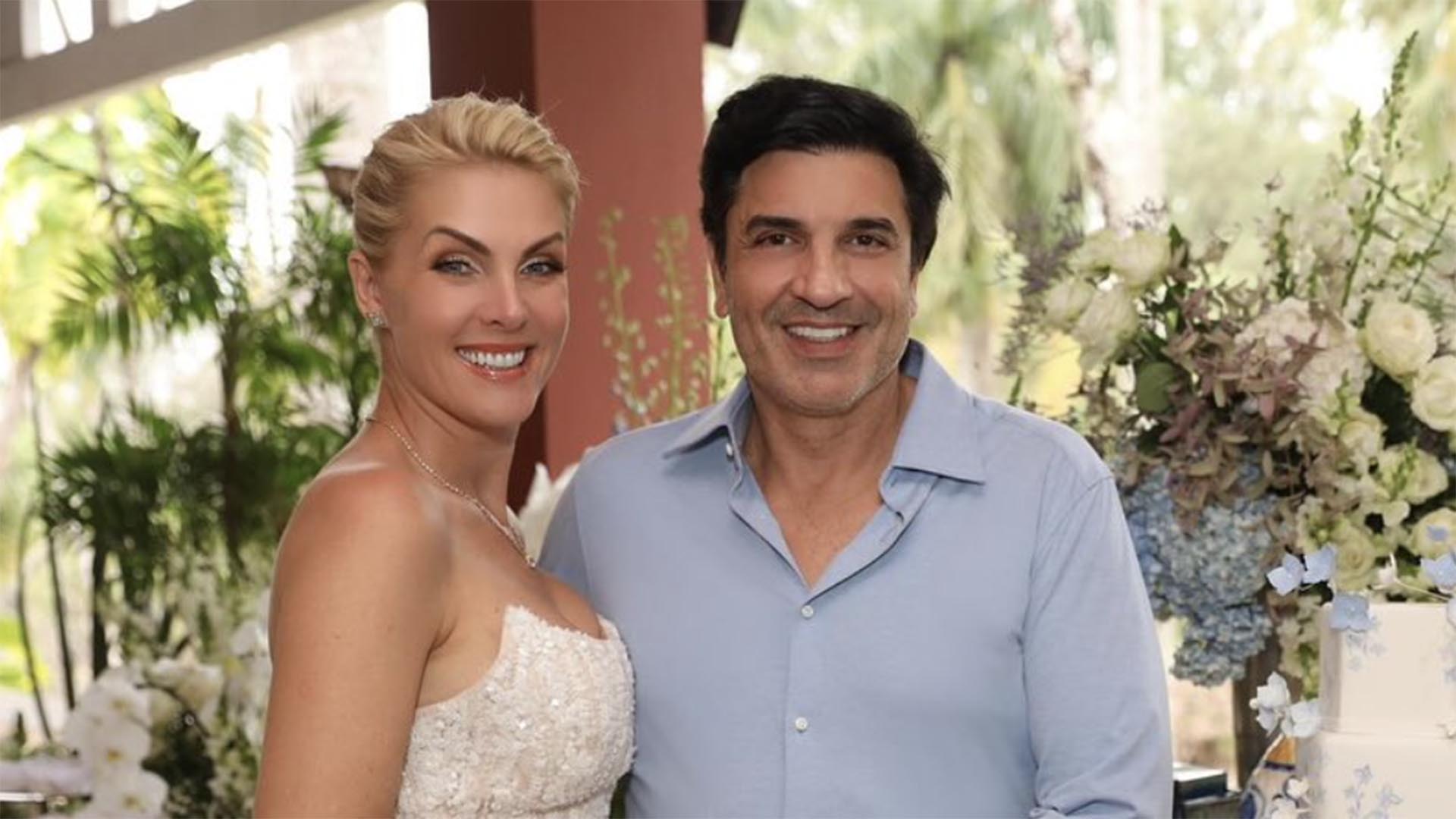 Veja a foto do bolo de noivado de Ana Hickmann e Edu Guedes