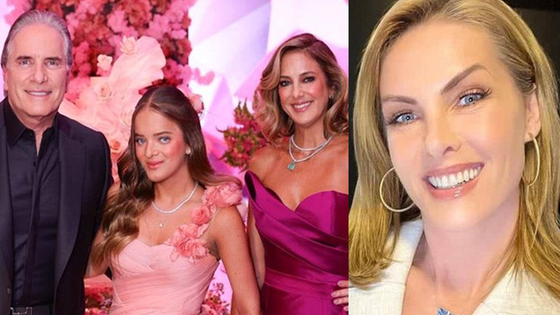 Saiba por que Ana Hickmann não foi à festa de 15 anos de Rafaella Justus