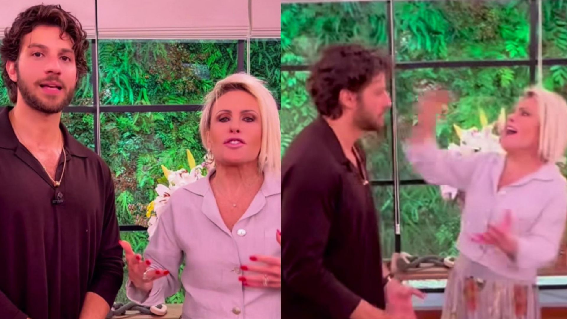 Ana Maria Braga encena tapa em Chay Suede por conta de raiva de personagem